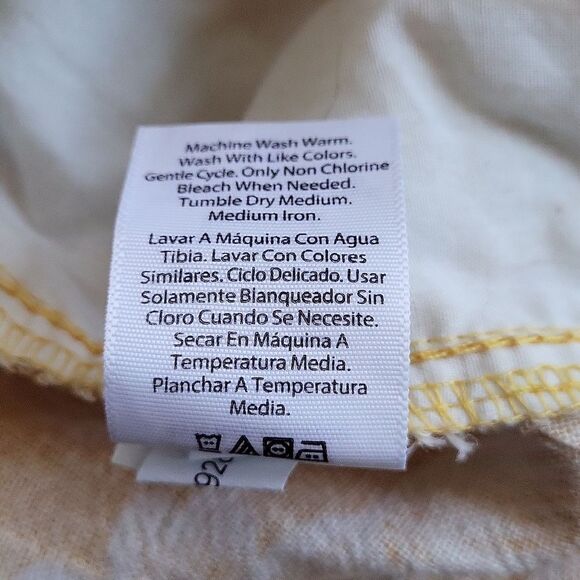 EUC Linen Terra & Sky women's floral 4 pockets oversized plus size short, 3X - Picture 7 of 7